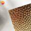 Decoration Pvd Coating Gold Color 304 Embossed Stainless Steel Sheet