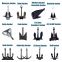 AC-14 Hhp Anchor Offshore Marine Anchor with ABS  certificate