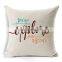Custom  Farmhouse pattern  Cotton Linen Throw Pillow  Covers 18x18  for Sofa Decorative