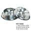 7 Sizes Stainless Steel Custom Pet Dog Food Feeding Bowl Rubber Ring