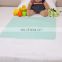 Waterproof bed mat bamboo fiber quilted fabric bed pad for maternity