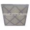 F7 F8 F9 Aluminum or Galvanized or Paper Frame medium efficiency box air filter for clean room