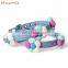 Western style denim Jean training strong small dog collars