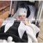 INS hot sale Cheap wholesale chunky knit blanket baby products knitted cute rabbit baby blanket