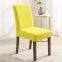 Grey Velvet Stretch Dining Room Chair Covers Soft Removable Dining Chair Slipcover