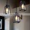 New pendant lighting geometric cage industrial lamps with black&white