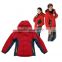 Garment factory supply Unisex waterproof breathable 3 in 1 outdoor Jacket