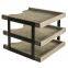 Wood Desktop Document Paper Organizer Collapsible Expandable Stacking Trays