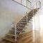 Australian/Canadian standard staircase modern interior staircase with LED lights wooden steps indoor stairs