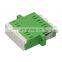 Shutter Fiber Optic UPC LC Adapter without Flange