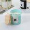 K&B wholesale hot sale cheap modern glass candleholders candle jars with wood lid for home decor