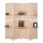 Bamboo 4 Panel Folding Room Divider Screen for Bedroom