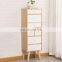 Customized Wood Storage Cabinet Floor Standing Bathroom Unit Wooden 4 Drawer Cupboard