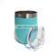 Custom Logo 12OZ Egg Shaped Stemless Wine Tumbler Cups with Lid