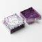 High quality mini paper inner box custom logo printed jewelry boxes with black EVA