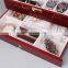 Wooden spectacle case Dark Red Sunglasses Case Sunglasses  display case 8 lattice wooden eye storage box