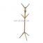 High quality Eco-friendly pine wood Corner Stand Hat Coat Hanger Rack for office living room bedroom