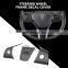 Steering Wheel Decoration Cover Sporty Sticker Car Accessorie Abs Carbon Look Steering Wheel Frame Strip For Tesal Model 3 Y