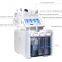 Multi-functional 6 in 1 deep cleansing aqua peeling oxygen jet ultrasound skin rejuvenation machine