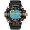 SMAEL 1385 Silicon Watches For Men Sports Digital Analog Waterproof Back Light Mens Wrist Watches