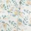 2.35m wide width cotton fabric wholesale garden flowers fashion check printed cotton bed twill fabric