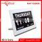 Hot Sell High Definition Digital Big Screen Lcd Digital Calendar Clock for Elder