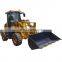 ZL16 mini front wheel loader, 1600kg payload hydraulic shovel loader