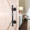 Gate Cabinet Shed Door Pipe Barn Door Handle Black Rustic Industrial Style Handle Bar Pull