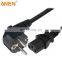 Anen Ac Extension KC Korea Standard Waterproof Right Angle Plug Iec C13 Eu Power Cord Plug
