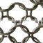 Stainless Steel 304 Decorative Chain Ring Metal Curtain Mesh