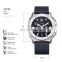 SINOBI Chronograph Men's Watch Calendar Date Luminous Pointer Soft Leather Band Stop Watch Quartz Watches Custom Logo OEM S9653G