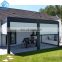 Motorized Luxury Sun Shade Aluminum Gazebo Roof with Side Screen in Customized Sizes aluminum pergola parts