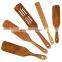 New Design 5 Pcs Spurtles Kitchen Tools Nonstick Wooden Cooking Utensils for Stirring Mixing and Serving