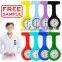 Pocket Watch Portable Silicone Digital Clip-On Silicon Pocket Nurse Watches Wholesale