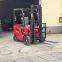 New energy driving 1.5 ton electric forklift truck freight hauler lift truck