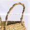 HBK handmade flower pot  toys clothes Seagrass Belly rattan launder Basket for kid