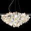 Living Room LED Decorative Tree Branch Lights Chrome Pendant Light Modern Chandelier