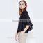 2016 New Design Fashion Women Black High Quality Women's Shirt OEM Manufacturer t Shirt Wholesale Price TS081