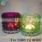 Wholesale Broken Sliver printed Mercury Glass Candle Holders