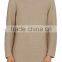 2016 Custom Wholesale Mens Taupe Knit Sweatshirts