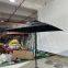 Aluminum square center column parasol with dust cover waterproof sunshade terrace umbrella garden umbrella custom manufacturer