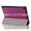 3 fold PU leather wallet case for Google Nexus 9 with wake up/sleep function