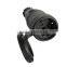 Black Professional Reliable IP54 250V/16A Schuko Rubber plug/Schuko plug/Rubber Plug 3x1.5mm2