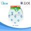 Decorative blue color bathroom chinese PVC slowly down wc mat