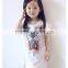 2015 Hot Sale Fahion Summer Clothes Girl Soft T-shirt With Printed Tiger Pattern