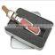  china supplier Custom logo personalized leather 2 gb usb flash drive pendrive
