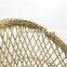 yellow outdoor round wicker chairs
