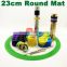 Non-stick silicone mat with custom printing 23cm round silicone mat for concentrate oil bho rubber pad silicone mats wholesale