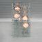2016 wholesale mercury clear plastic tealight holder with x'mas design