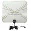 Super thin HDTV indoor antenna transparent with amplifier 50 mile